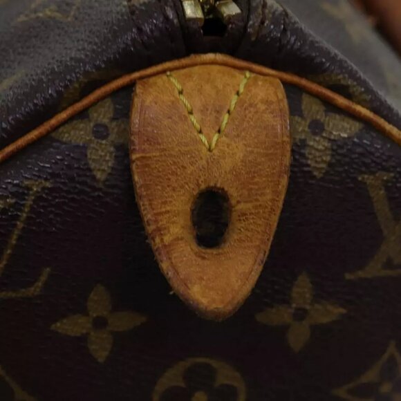 LOUIS VUITTON Monogram Speedy 30 Hand Bag M41526 LV Auth 74168 - Picture 10 of 16